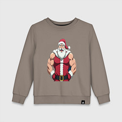 Детский свитшот Дед мороз и кроссфит
