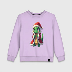 Детский свитшот Новогодний змеёныш