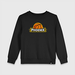 Свитшот хлопковый детский Phoenix NBA, цвет: черный