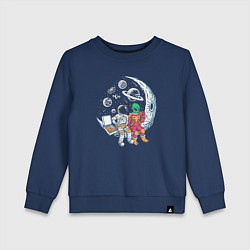 Детский свитшот Обед с пришельцем