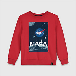 Детский свитшот NASA в космосе