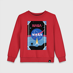 Детский свитшот NASA плакат