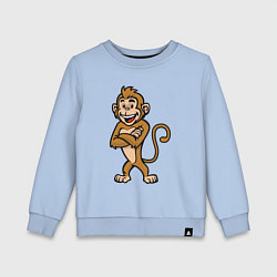 Детский свитшот Позитивная мартышка