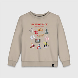 Детский свитшот Vacation pack