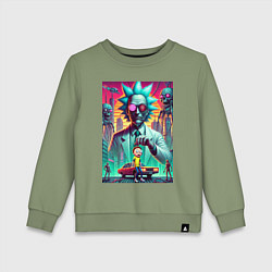 Детский свитшот Рик подарил Морти автомобиль - нейроарт