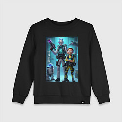 Детский свитшот Rick and Morty - cyber special forces