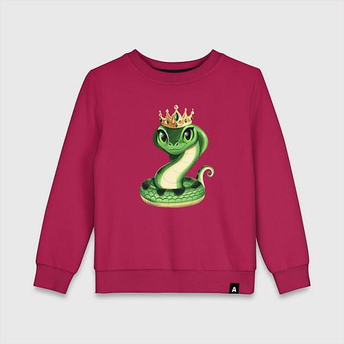 Детский свитшот Царевна змея / Маджента – фото 1