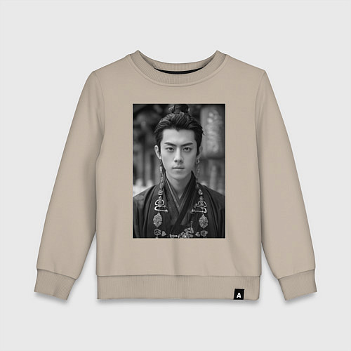 Детский свитшот Dylan Wang актер / Миндальный – фото 1