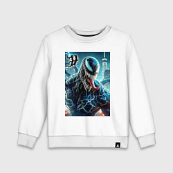 Детский свитшот Venom in New York city - ai art fantasy