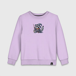 Детский свитшот Енот колдует Гарри Поттер пародия