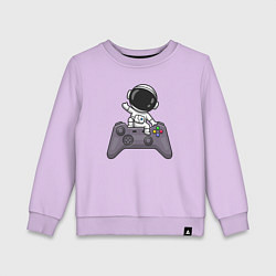 Детский свитшот Космический привет геймерам