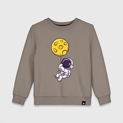 Детский свитшот Полёт на лунном шарике