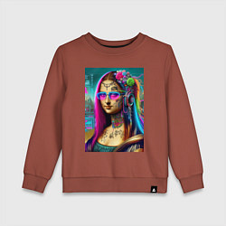 Детский свитшот The Gioconda of our days is eclectic