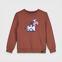 Детский свитшот Влюблённая коровка