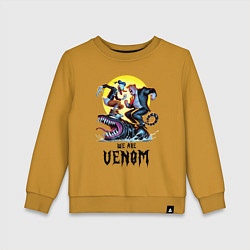 Детский свитшот Два Дональда на Веноме - мем