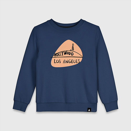 Детский свитшот Hollywood Los Angeles / Тёмно-синий – фото 1
