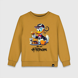 Детский свитшот Venom-Duck and fastfood