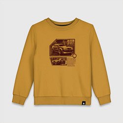 Детский свитшот Автомобили для стритрейсинга