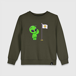 Детский свитшот Пришелец на луне