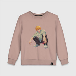 Детский свитшот Человек-бензопила Денджи чилл