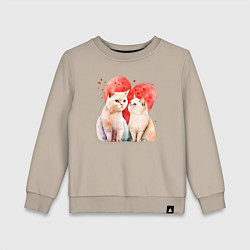 Детский свитшот Любовь кошачья