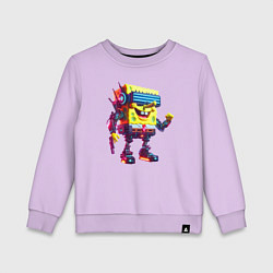 Детский свитшот Sponge Bob - cyberpunk fantasy