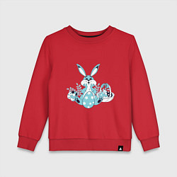 Детский свитшот Милый пасхальный кролик