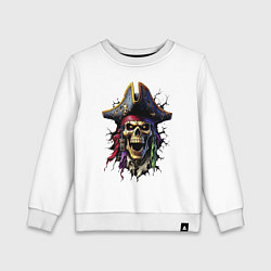 Детский свитшот Пиратский череп