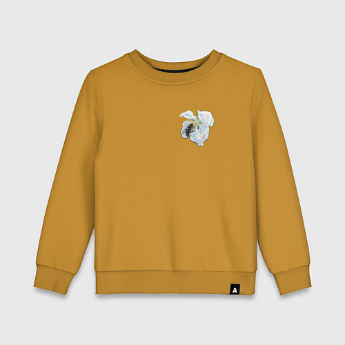 Детский свитшот Весна / Горчичный – фото 1