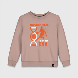 Детский свитшот Баскетбол у меня в днк