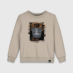 Детский свитшот Трансформеры знак десептиконов
