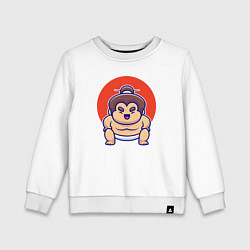 Детский свитшот Маленький сумоист
