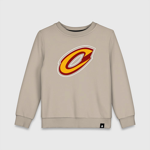 Детский свитшот Кливленд Кавальерс лого / Миндальный – фото 1