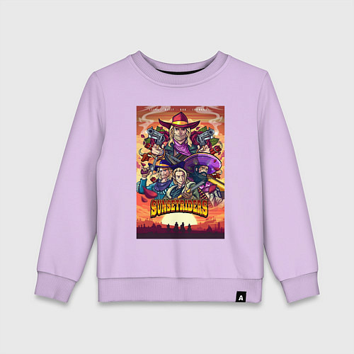 Детский свитшот Sunsetriders / Лаванда – фото 1