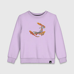 Детский свитшот Карпы кои рыбы