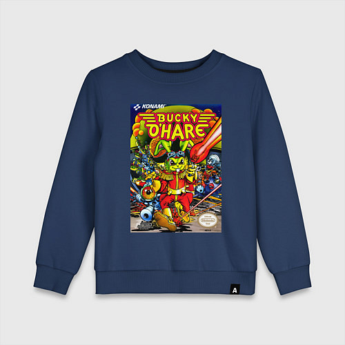 Детский свитшот Баки о хэр / Тёмно-синий – фото 1