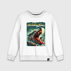 Детский свитшот Rolling Stones - wolfs mouth