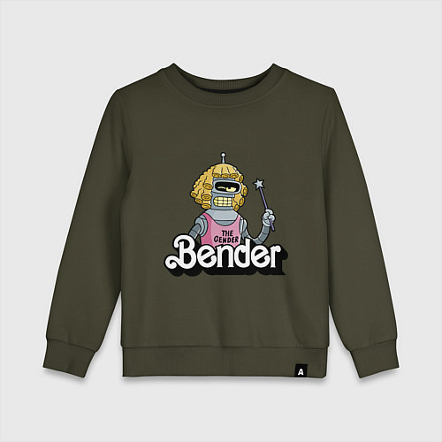 Детский свитшот Gender Bender / Хаки – фото 1