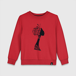 Детский свитшот Black woman