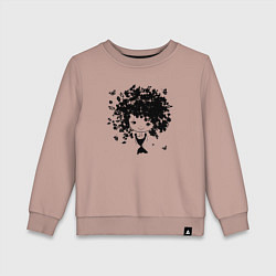 Детский свитшот Милая весенняя девчонка