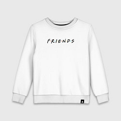 Свитшот хлопковый детский Friends, цвет: белый