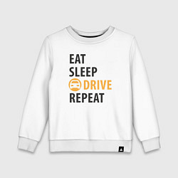 Детский свитшот Есть спать ехать