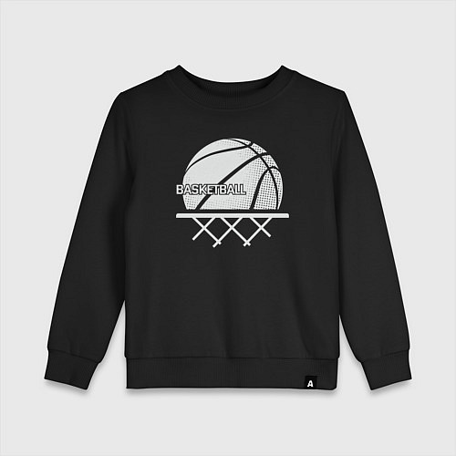 Детский свитшот Basketball play / Черный – фото 1