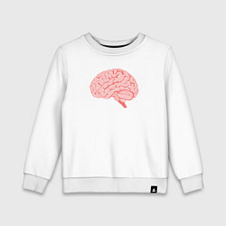 Детский свитшот Мозг иллюстрация