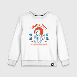 Детский свитшот Сиба ину , Японский стиль