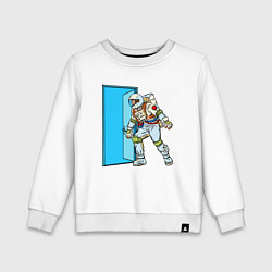 Детский свитшот Астронавт открывает дверь в неизведанное