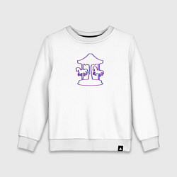 Детский свитшот Карусель с лашадками