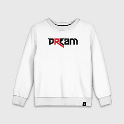 Свитшот хлопковый детский Dream mood, цвет: белый