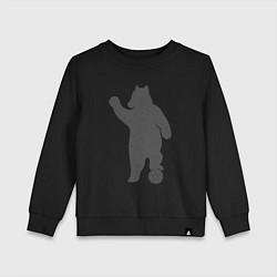 Детский свитшот Мишка футболист