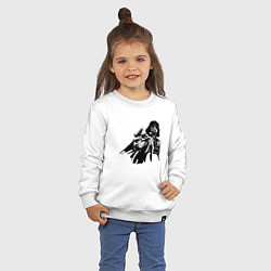 Свитшот хлопковый детский Звёздные войны сила вейдера, цвет: белый — фото 2